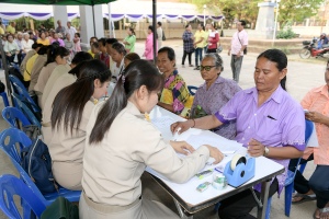 โครงการแว่นตาผู้สูงวัย วันที่ 27 มีนาคม 2562 จังหวัดนครราชสีมา